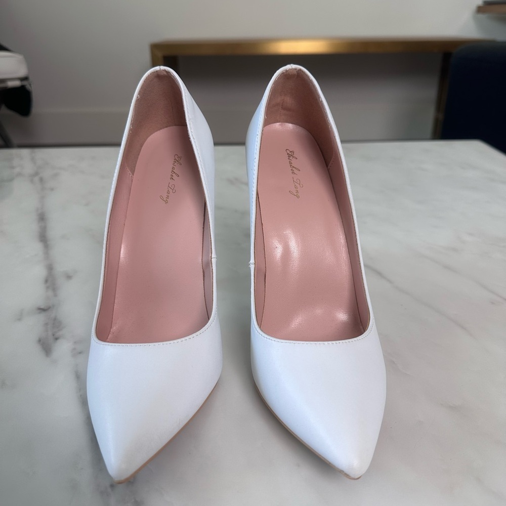Elegant White Women's Pumps